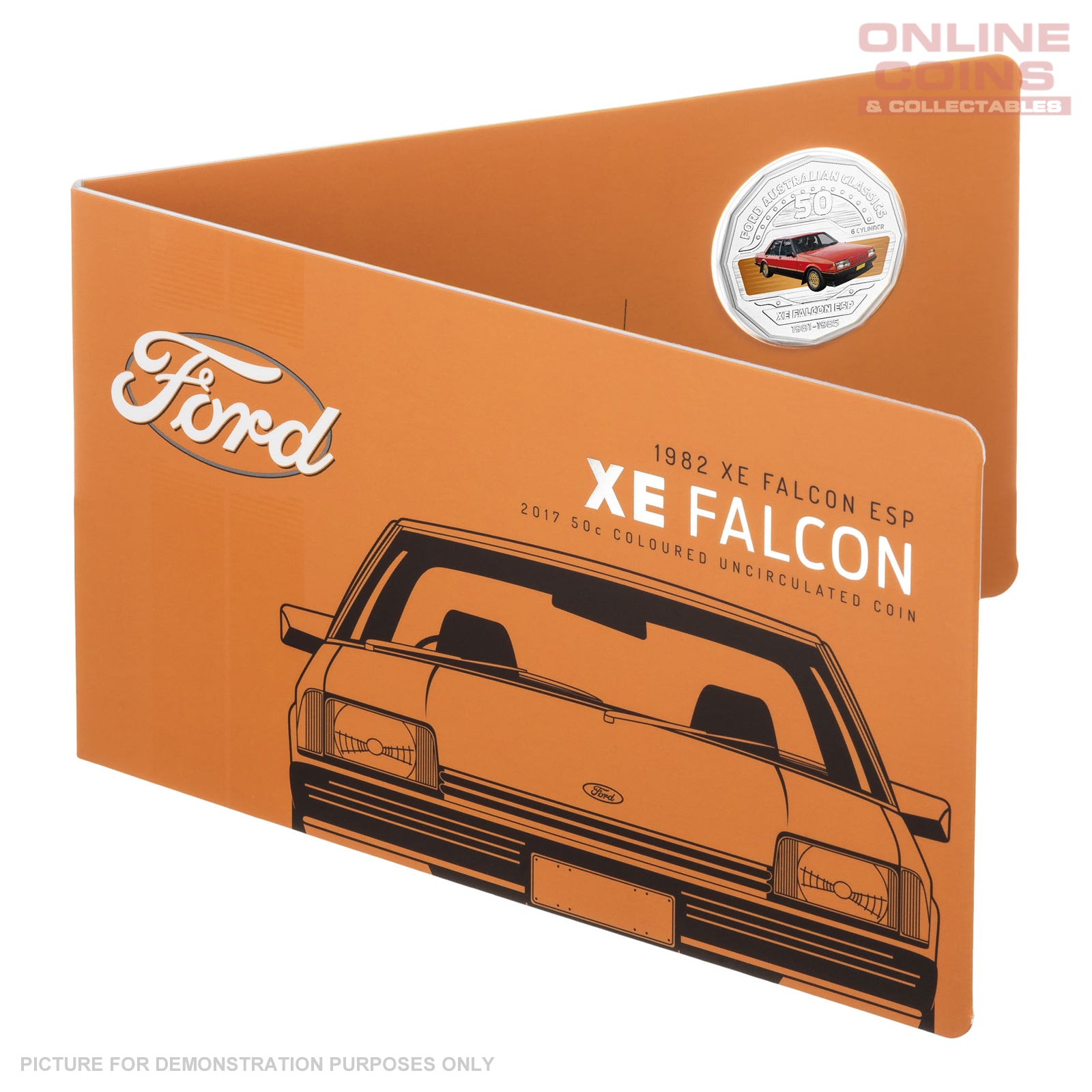 2017 Royal Australian Mint Ford Classics 50c Coin In Card - XE Falcon